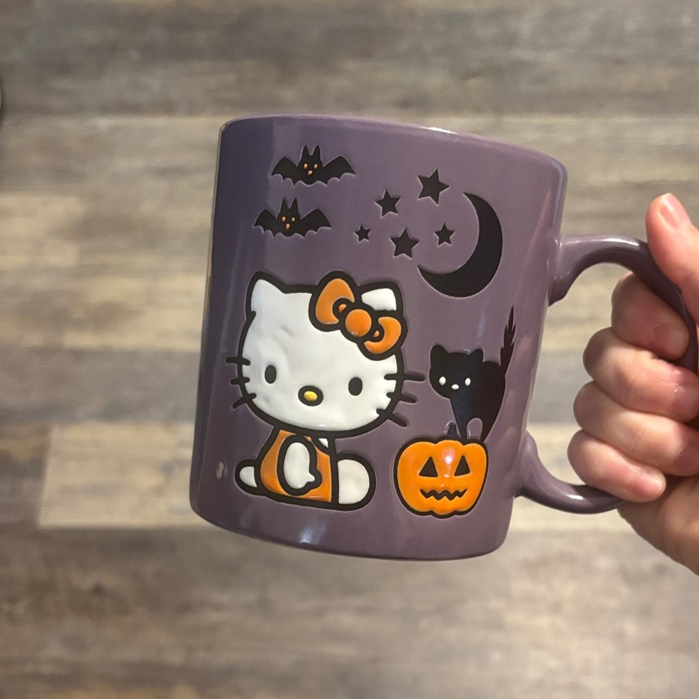 Hello Kitty Purple Halloween Mug
